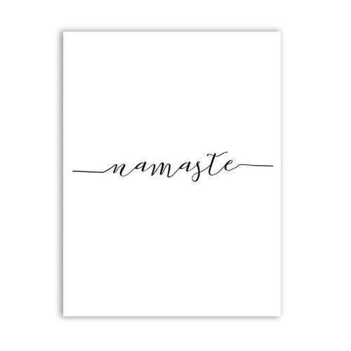 Yoga Spiritual Canvas Painting Art Poster Wall