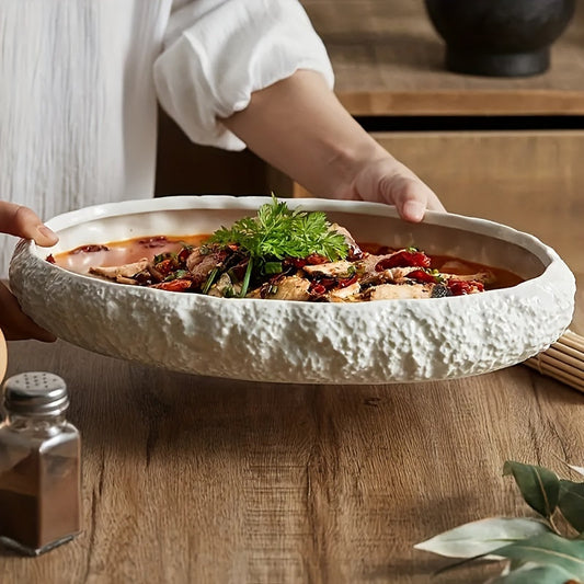 Textured Ceramic Platter