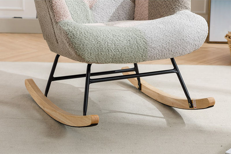 The Art of Relaxation – Vibrant Rocking Chair – Macaron Edition