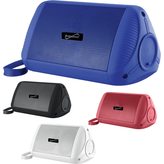 Supersonic SC-1450IPX Portable TWS Speaker | IPX6, MicroSD & Aux Input