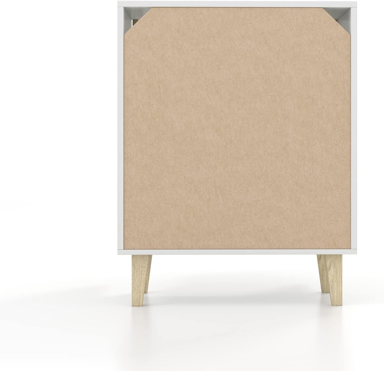Stylish Storage Console with Rattan Doors | Buffet Cabinet
