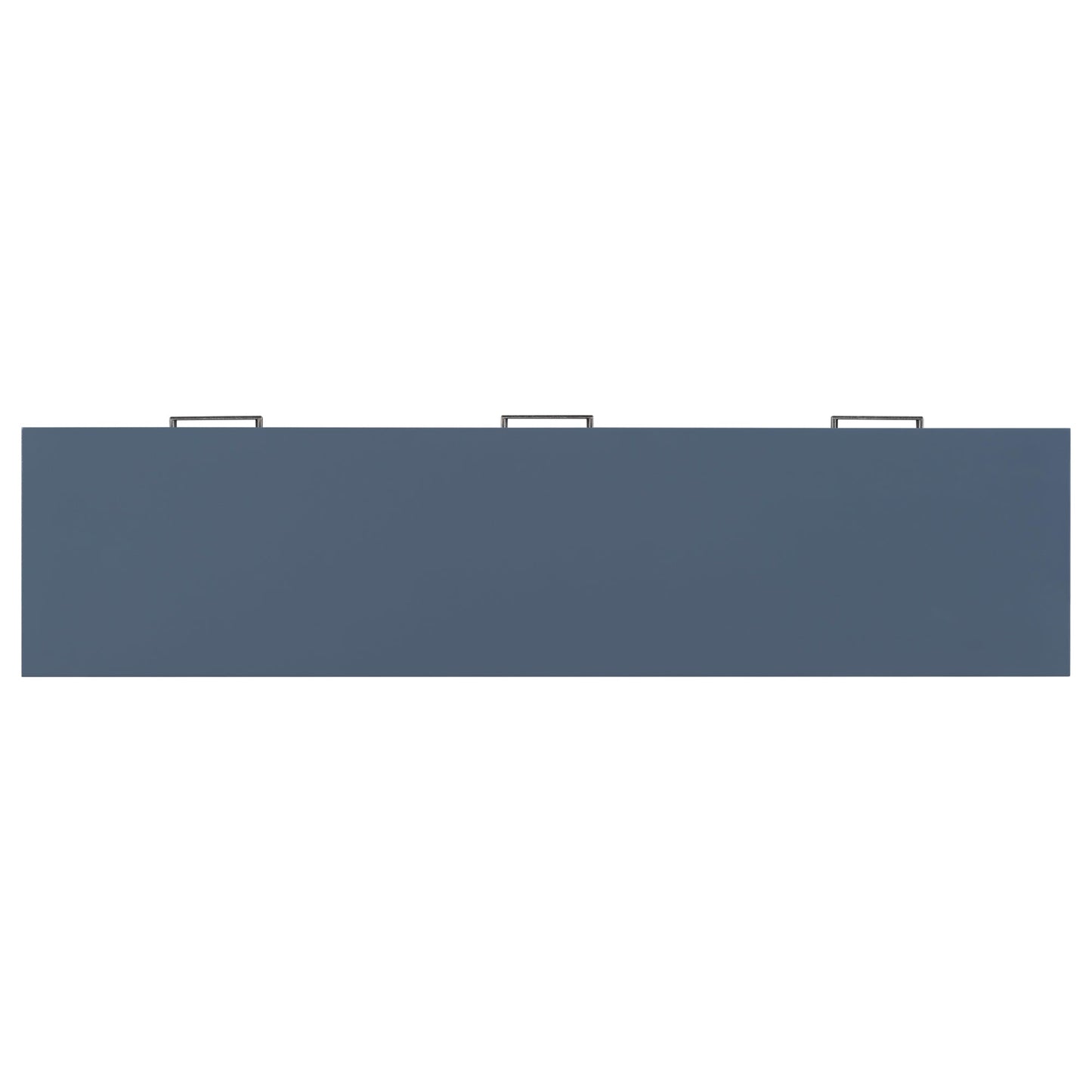 Navy Blue Console Table with Drawers & Shelf | Minimalist Sofa Table