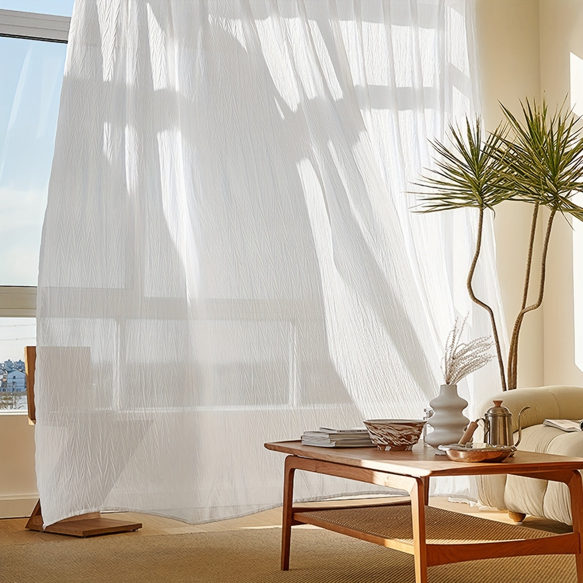 Sheer Rod Pocket Window Treatment