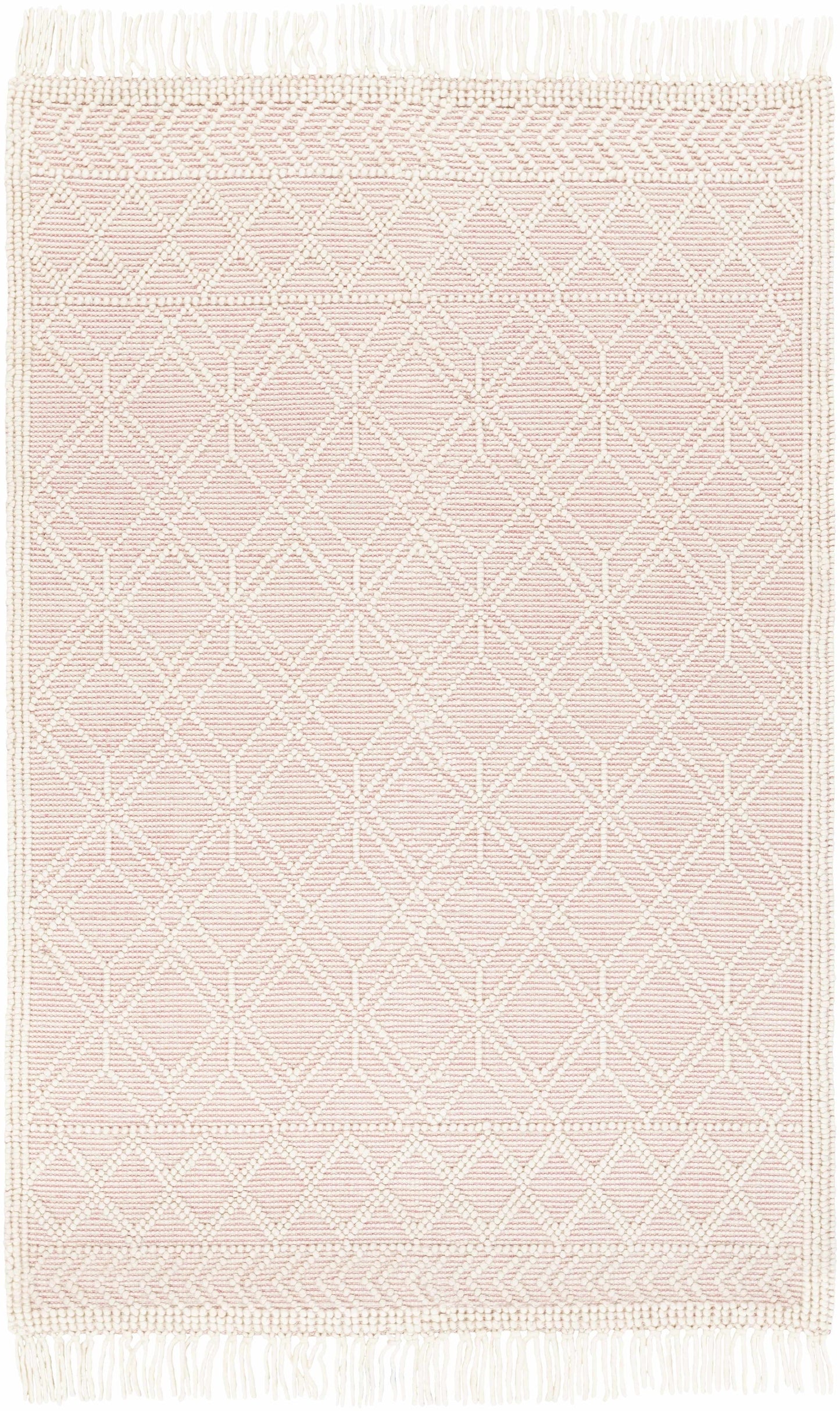 Moroccan Boho Farmhouse Area Rug with Tassels | Arnside Collection
