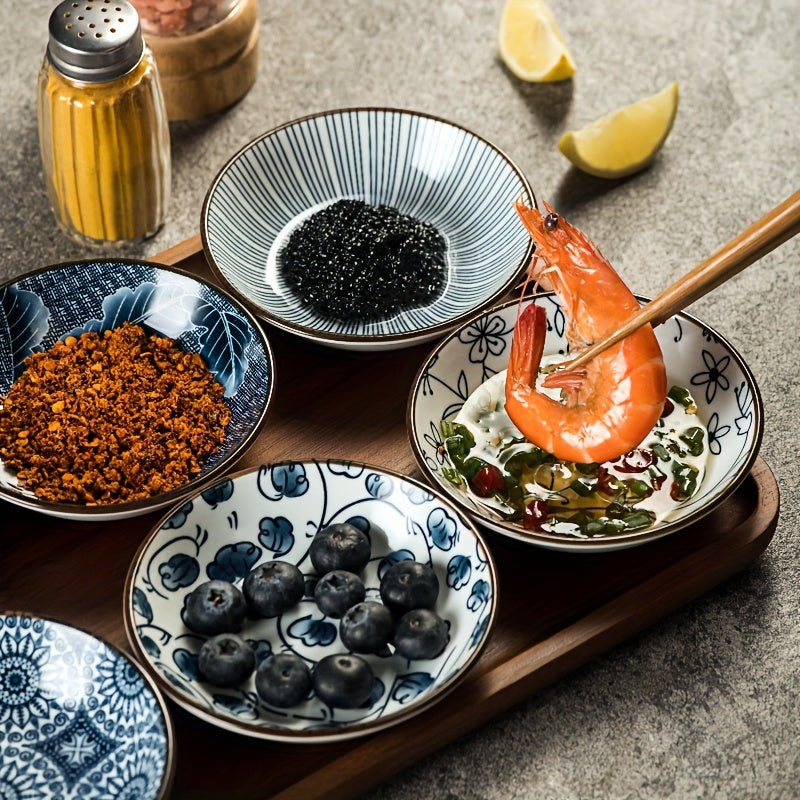 6-Piece Ceramic Snack Plates