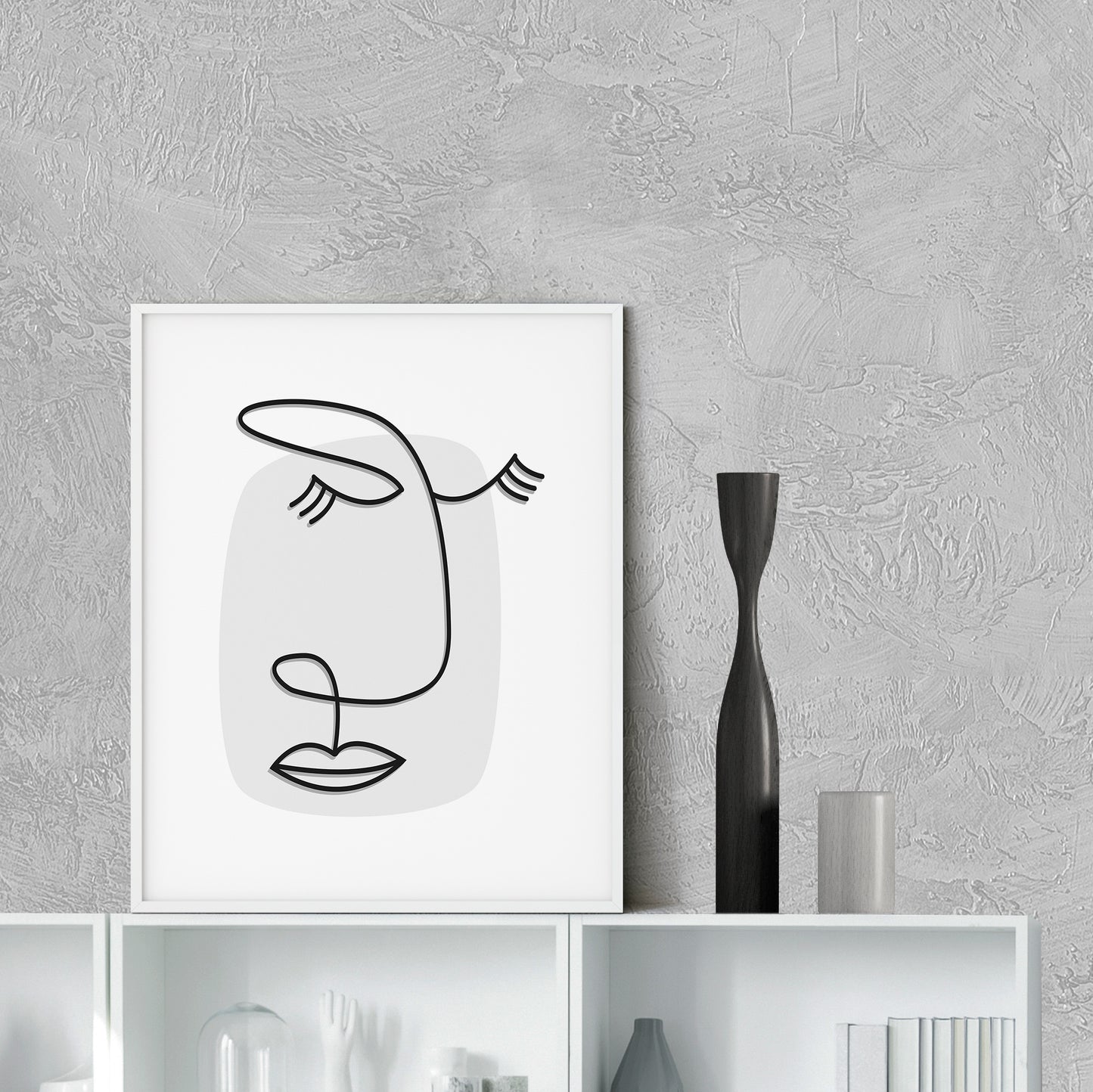 Minimalist Modern Art Print on Archival Matte Paper