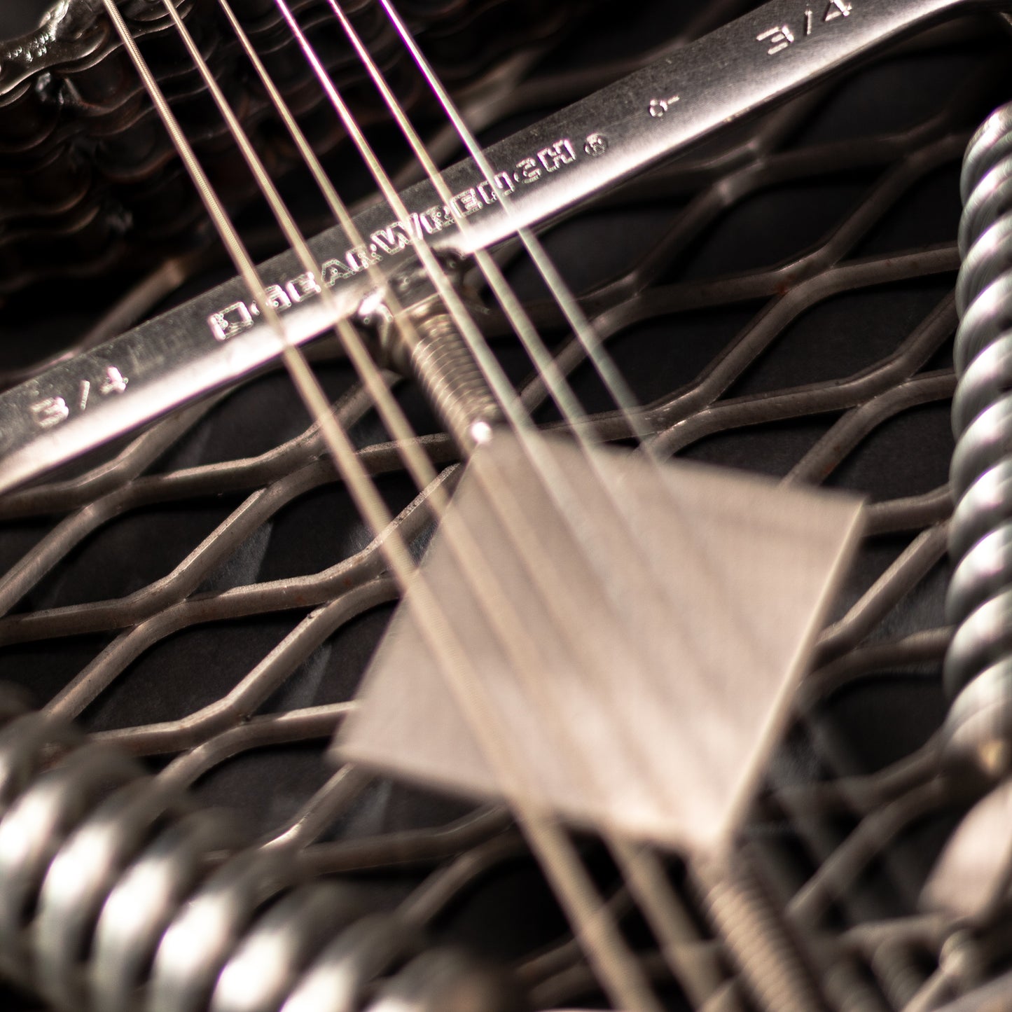 "The Original" Electric Guitar Sculpture | Heavy Metal Wall Art