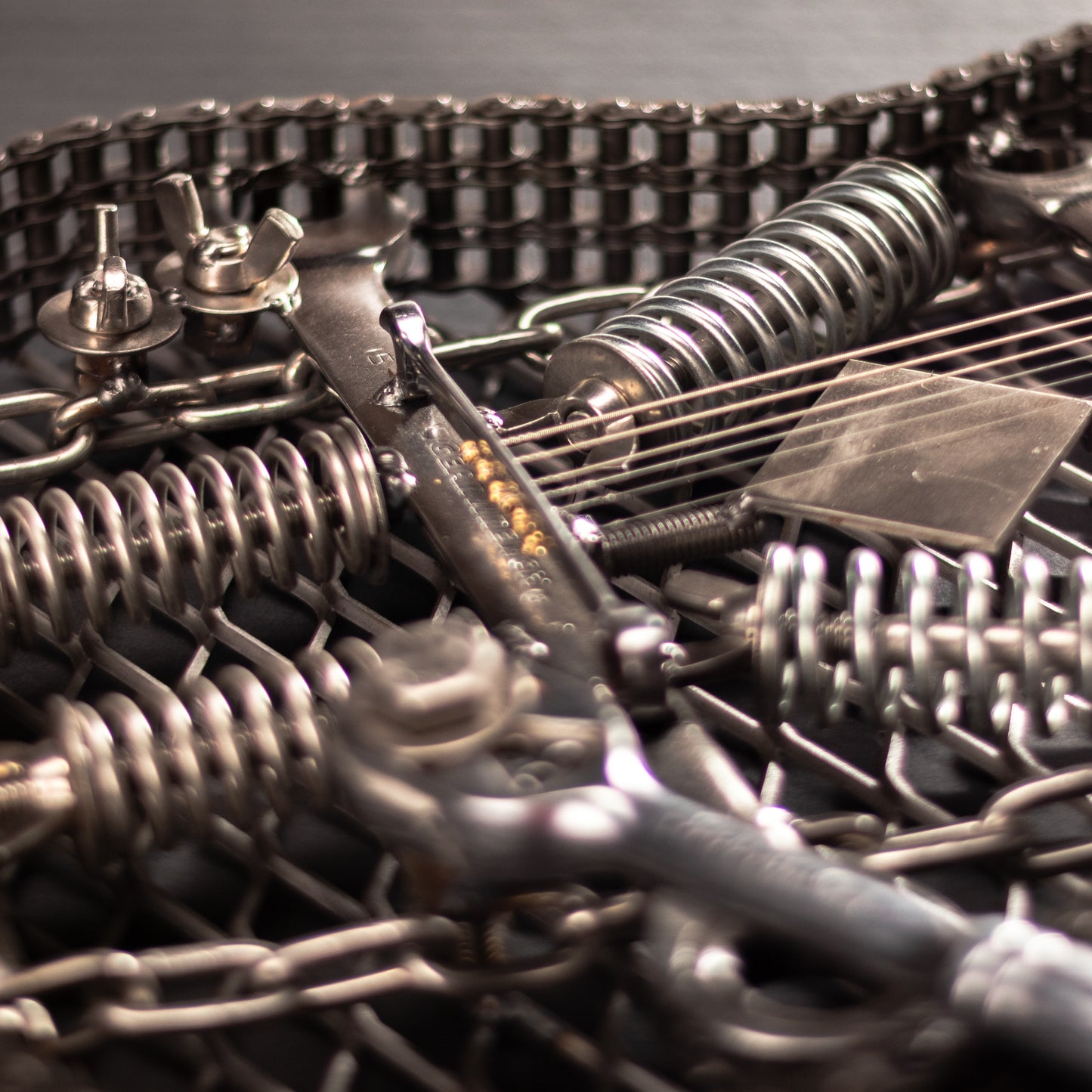 "The Original" Electric Guitar Sculpture | Heavy Metal Wall Art