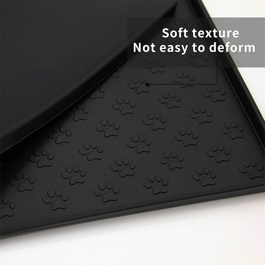 Thick Silicone Dog & Cat Feeding Mat (Non-Slip & Easy Clean)