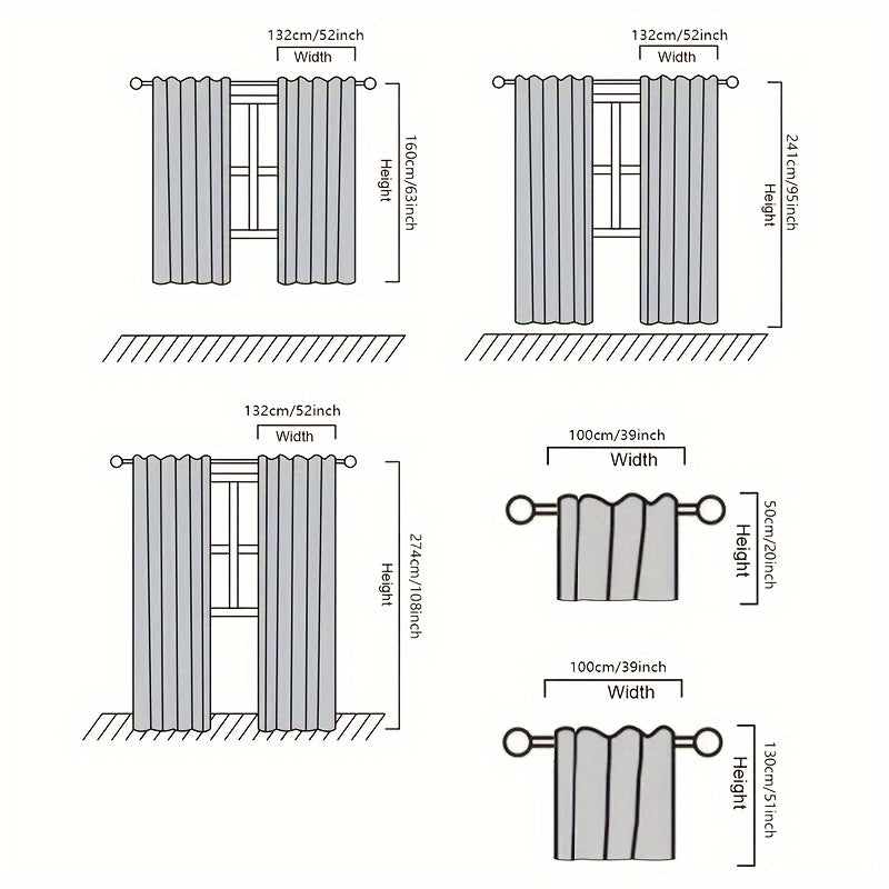 French Pastoral Gauze Curtains