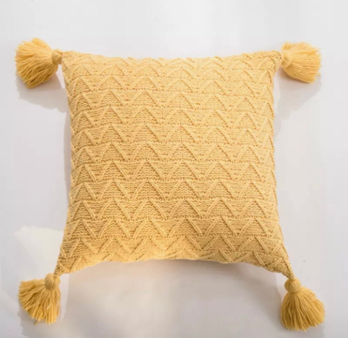 Boho Pillow Cover, Accent Pillow Cover 18x18 inches