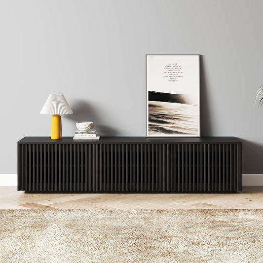 Mid-Century Modern Solid Wood TV Stand for TVs up to 65 Inches