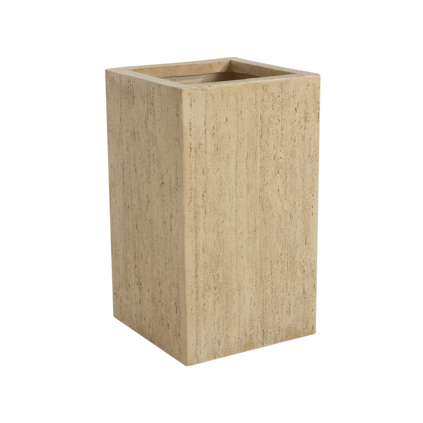 Magnesium Oxide (MGO) Planter Box | 27-Inch Tall with Drainage Plug