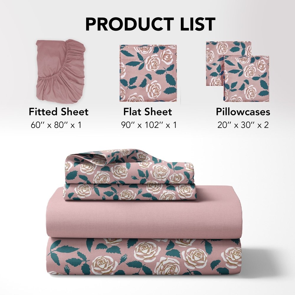 Recycled & Soft Brushed Deep Pocket Bedding Set