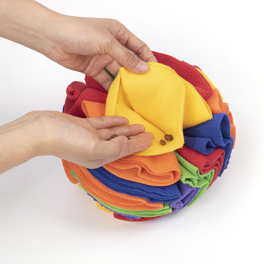 The Pet Enrichment Sniff Ball | Modern Foraging Toy for Mental Stimulation