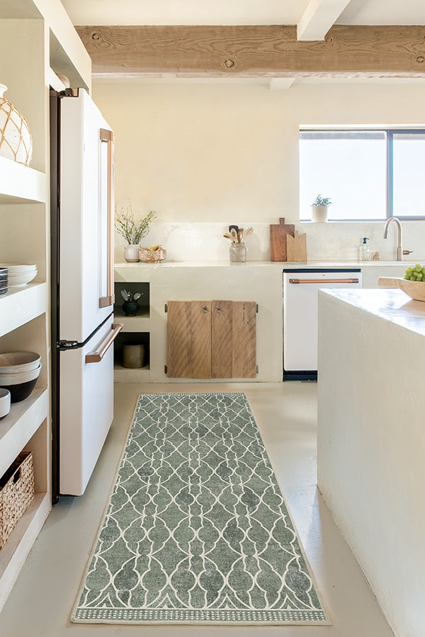 Grogu™ Trellis Sage Tufted Rug
