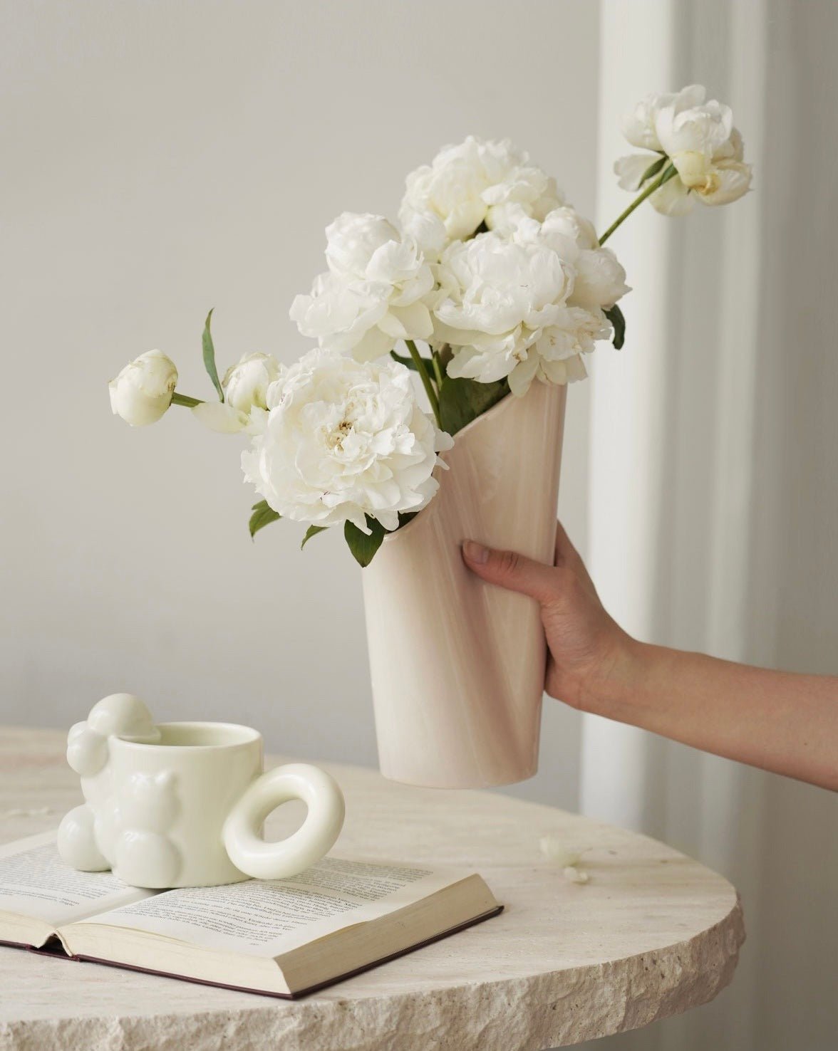 Handmade Ceramic Twins Vase