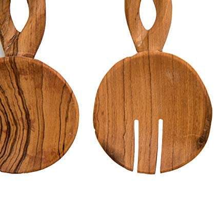 Twisted Wooden Hand-Curved Spoon