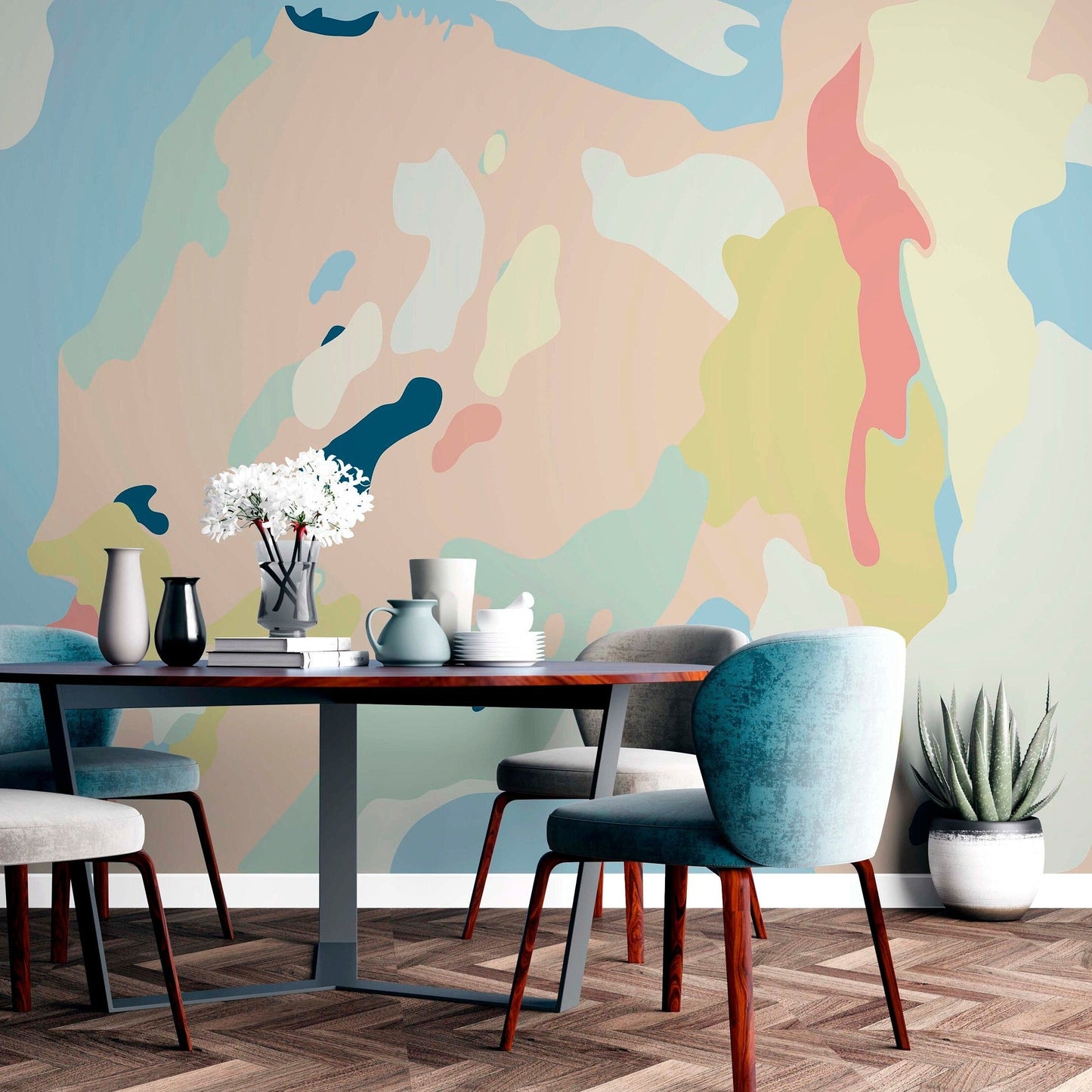 Abstract Color Pop Wallpaper