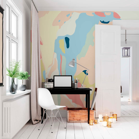 Abstract Color Pop Wallpaper