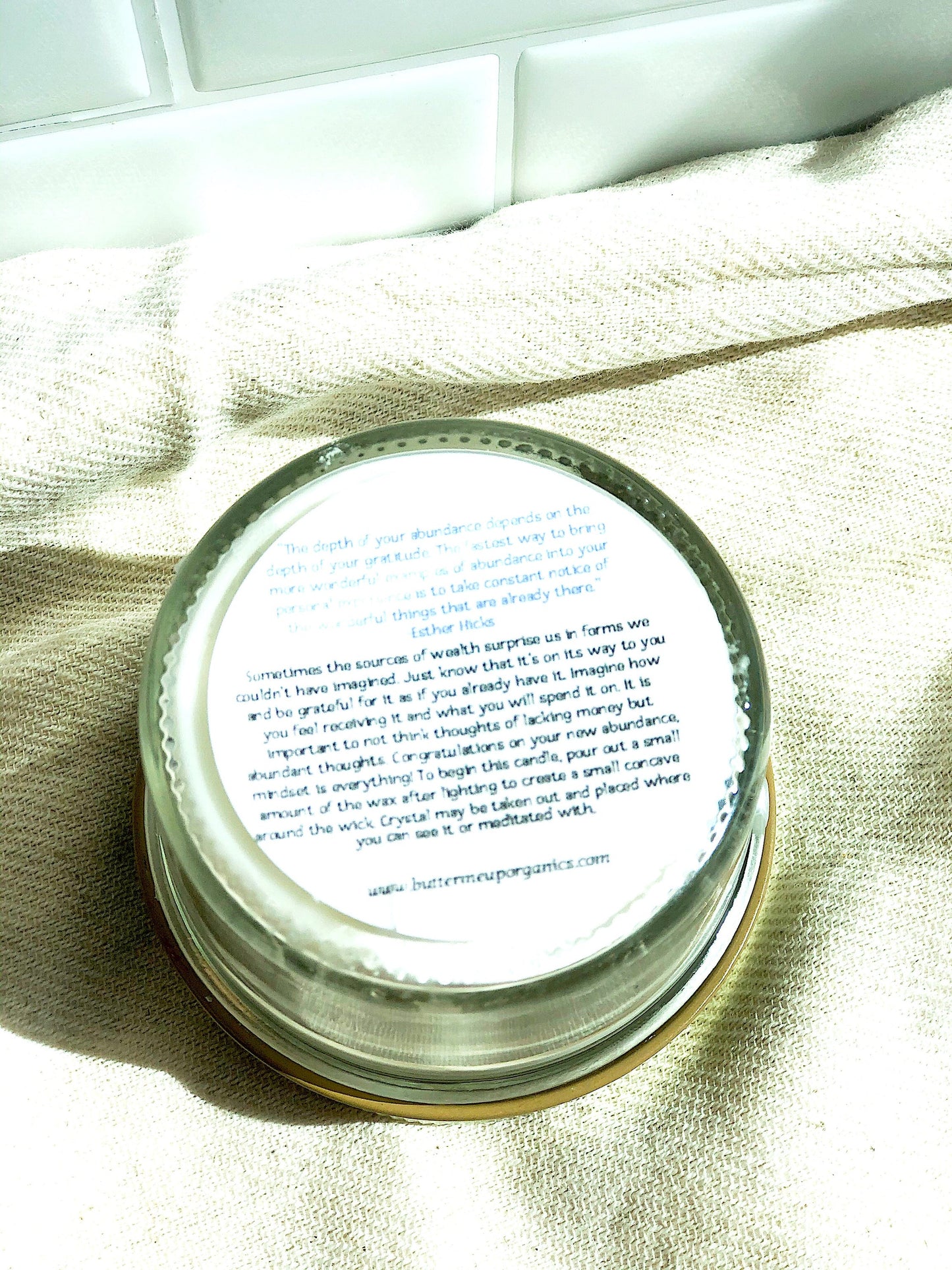 Abundance Ritual Candle | Hand-Poured Soy Candle for Prosperity & Success