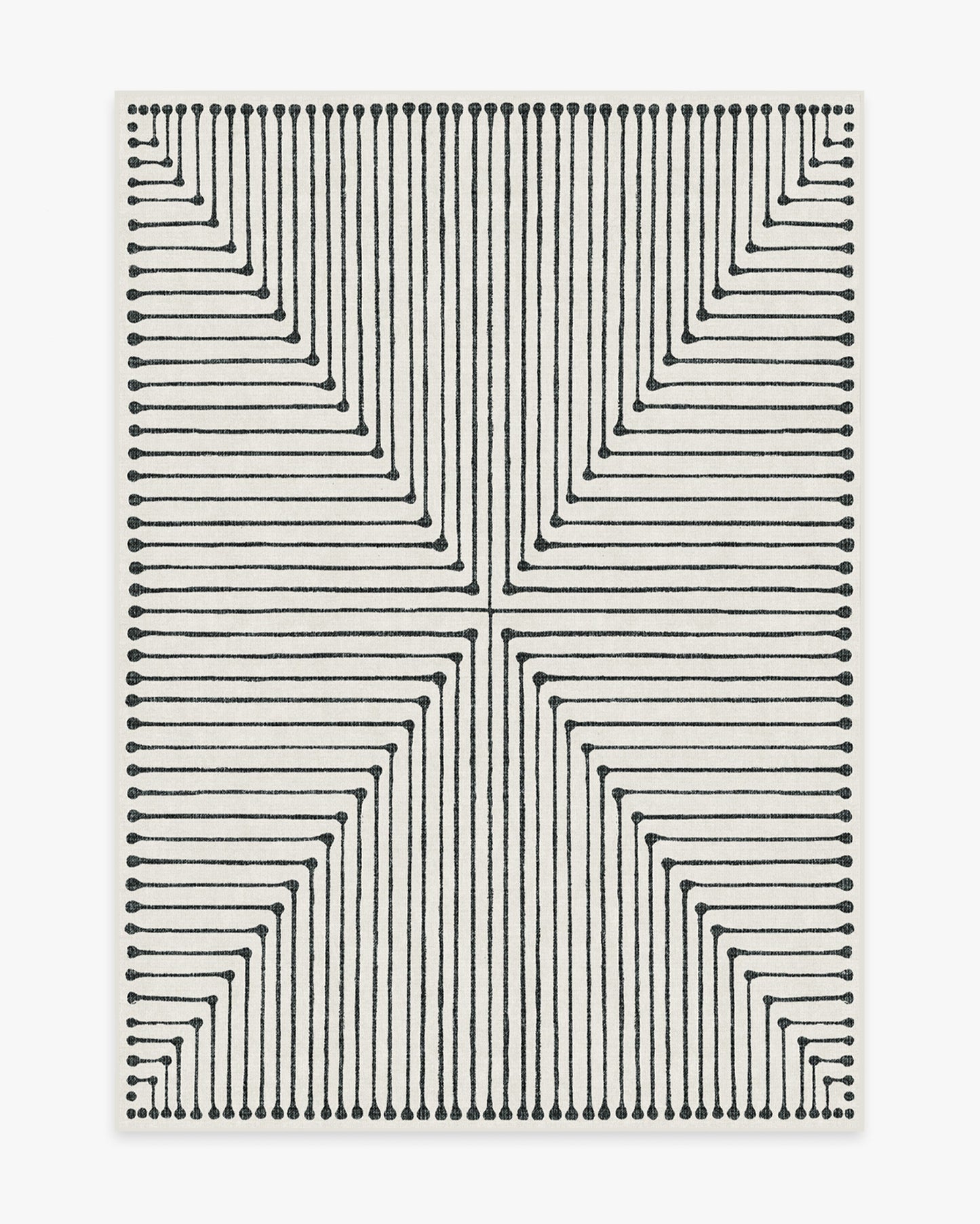 Inkdrop Monochromatic Tufted Rug by Jonathan Adler