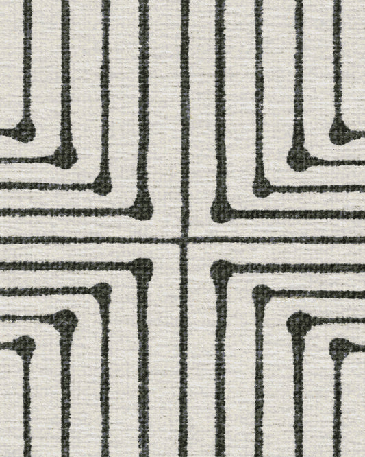 Inkdrop Monochromatic Tufted Rug by Jonathan Adler