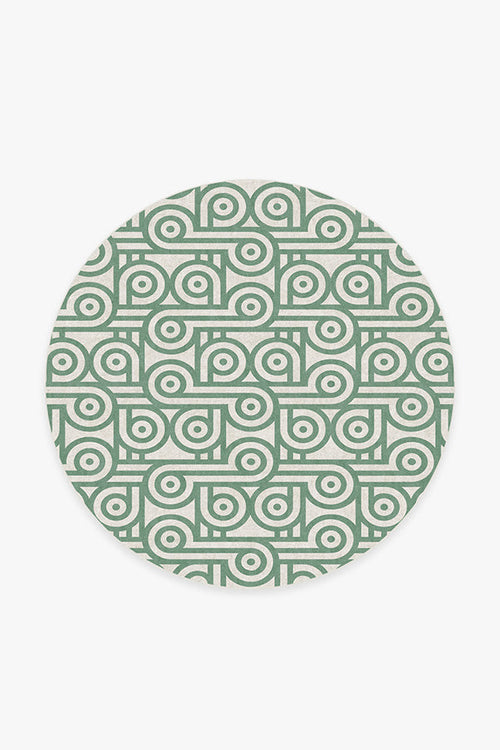 Jonathan Adler Pompidou Jade Tufted Rug