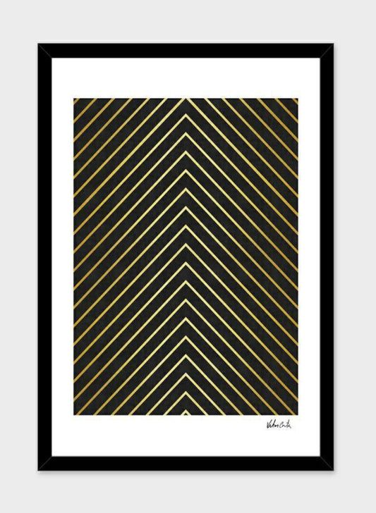 Modern Gold Gallery Frame | for Art Prints & Photos