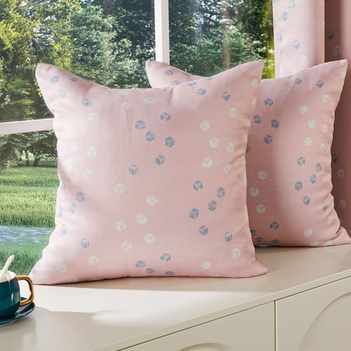Playful "Cubic Play" Throw Pillow Covers for Your Sofa