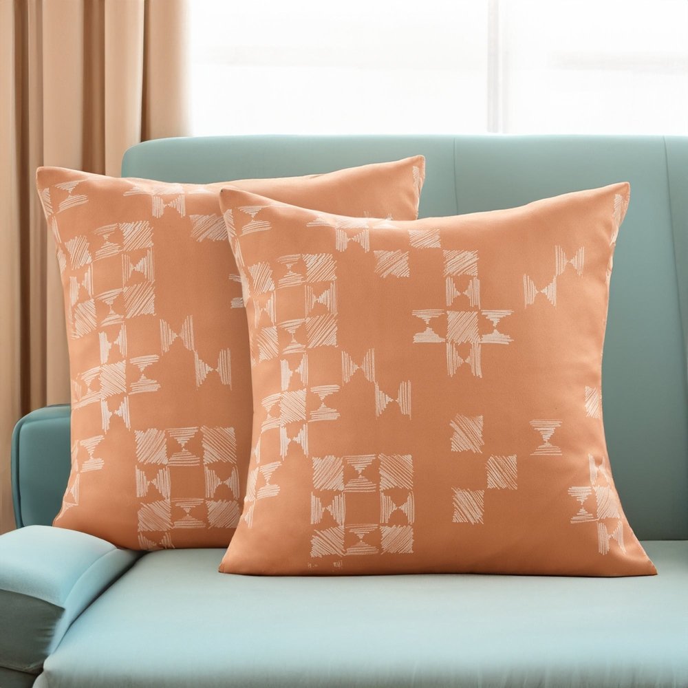 Playful "Patchwork" Throw Pillow Covers
