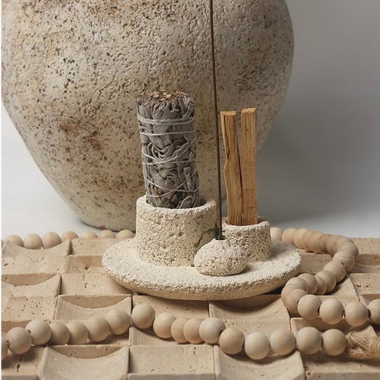 Nordic All-in-one Candle & Incense Holder