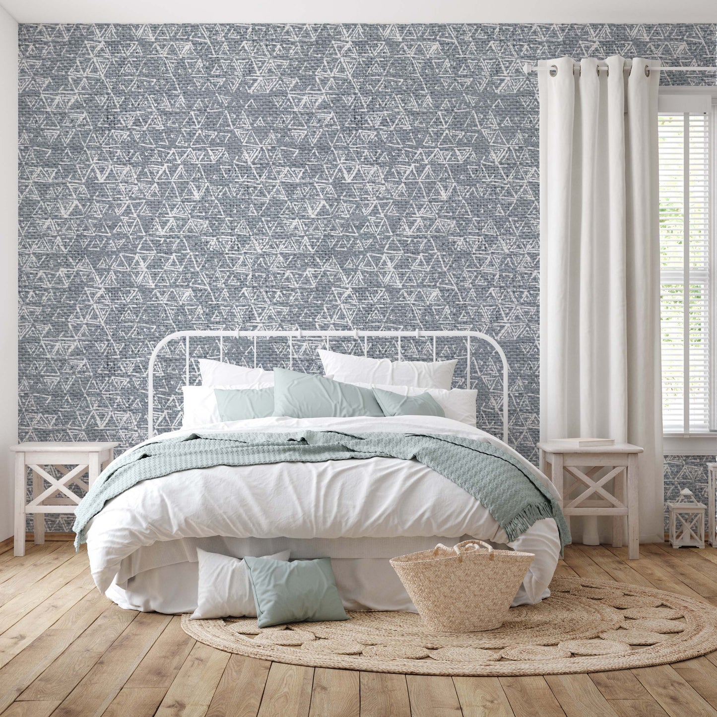Peel & Stick or Traditional Jute Texture Wallpaper