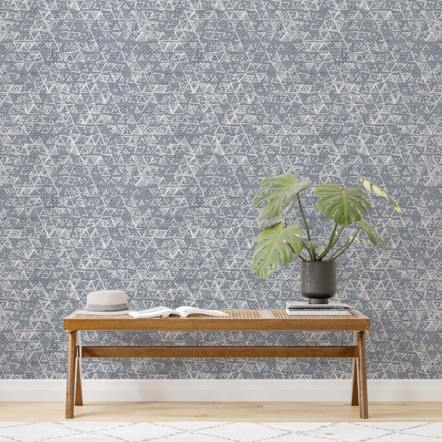 Peel & Stick or Traditional Jute Texture Wallpaper