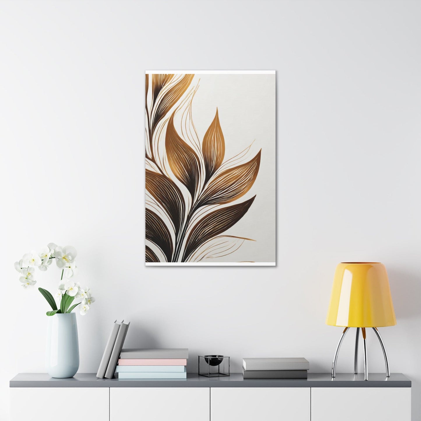 Floral Canvas Line Art