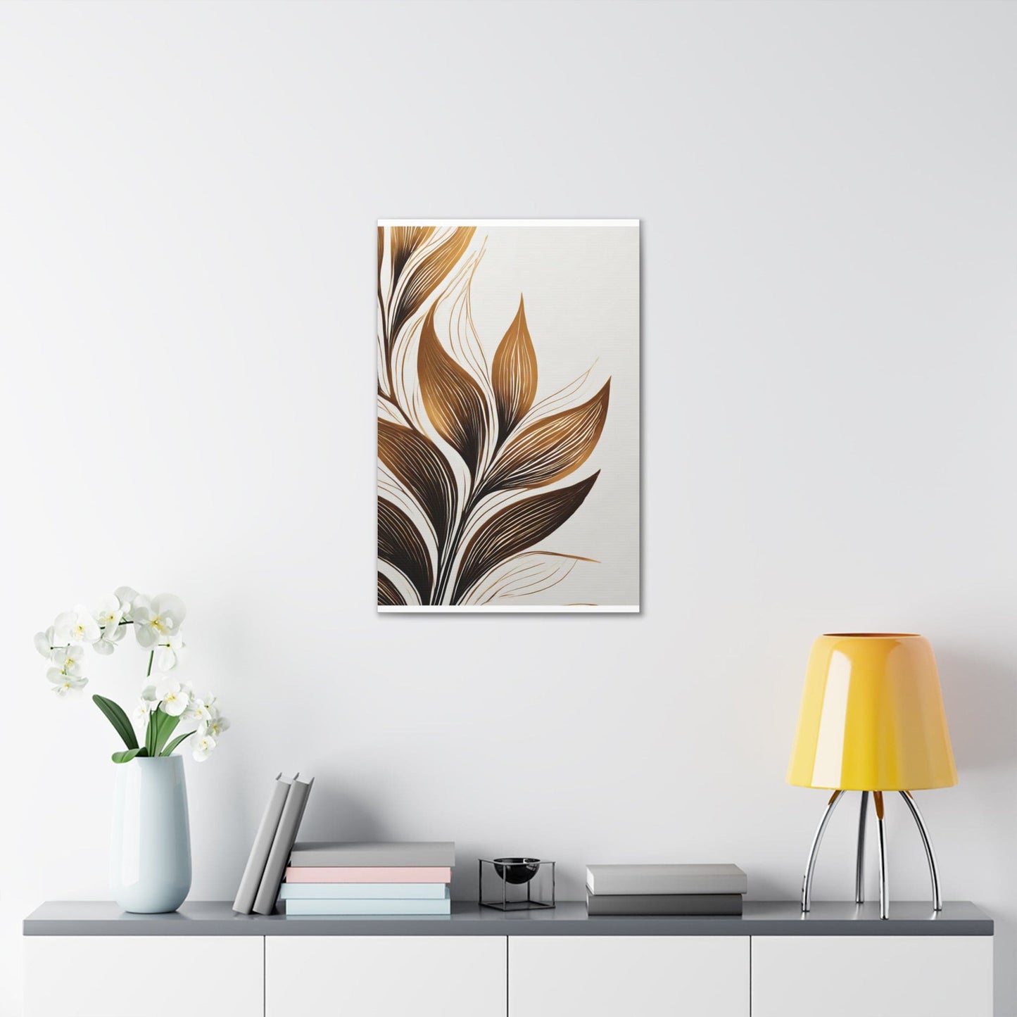 Floral Canvas Line Art