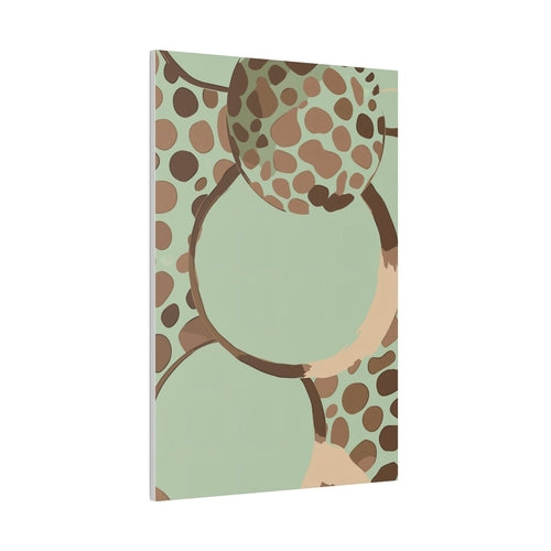 Wall Decor - Giclee Poster Art Print - Mint Green and Brown Spotted