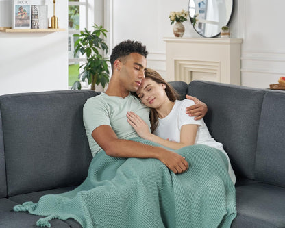 Grey L-Shaped Sleeper Sectional Sofa with Pull-Out Bed & Storage