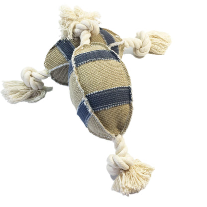 Durable Linen Cotton Rope Dog Toy For Rugby Training - Bite Resistant