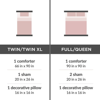 Ziggy Pink/Rose Gold Comforter Set