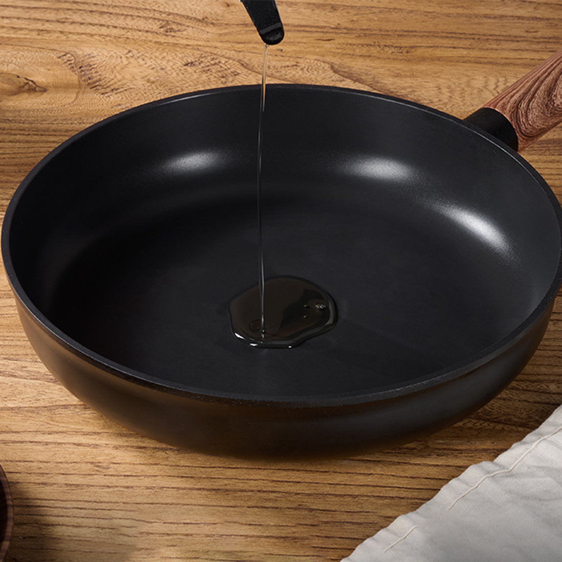 Oven-Safe, Stackable Ceramic Cookware Set for Induction Stoves