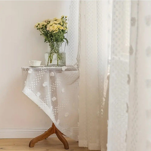 French Pastoral Gauze Curtains