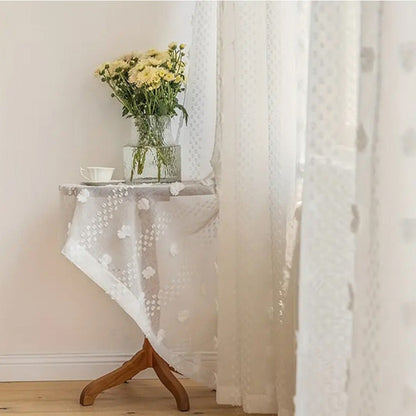 French Pastoral Gauze Curtains
