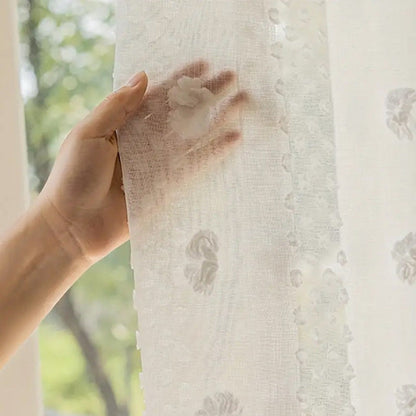 French Pastoral Gauze Curtains