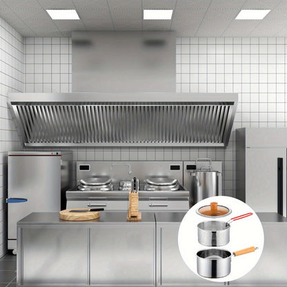 Chef-Style Stainless Steel Cookware Set for Everyday Use