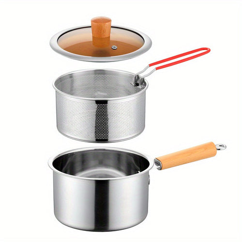 Chef-Style Stainless Steel Cookware Set for Everyday Use