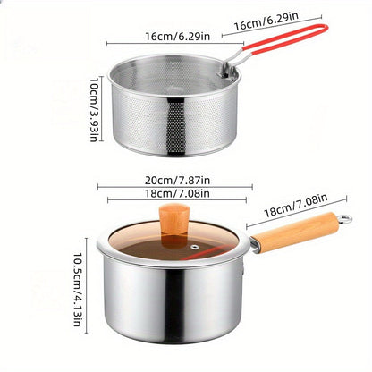 Chef-Style Stainless Steel Cookware Set for Everyday Use
