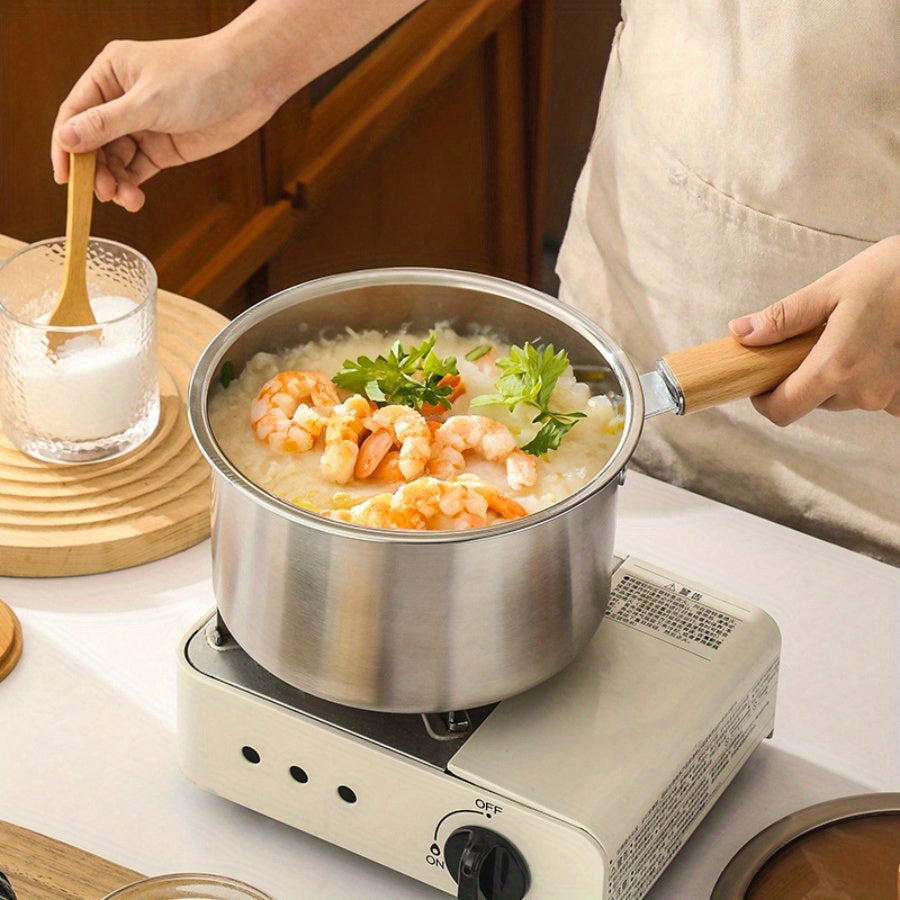 Chef-Style Stainless Steel Cookware Set for Everyday Use