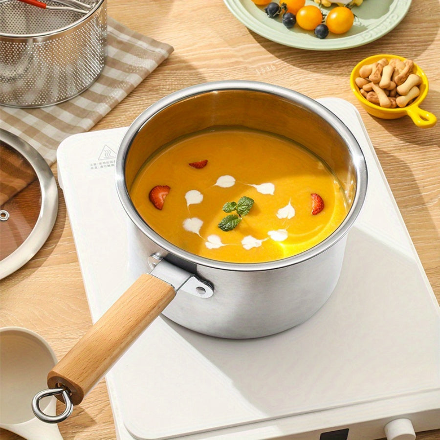 Chef-Style Stainless Steel Cookware Set for Everyday Use