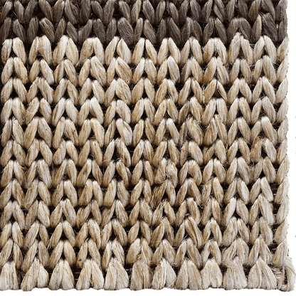 Rugsotic Angelic Hand-Woven Jute Rug with Geometric Pattern